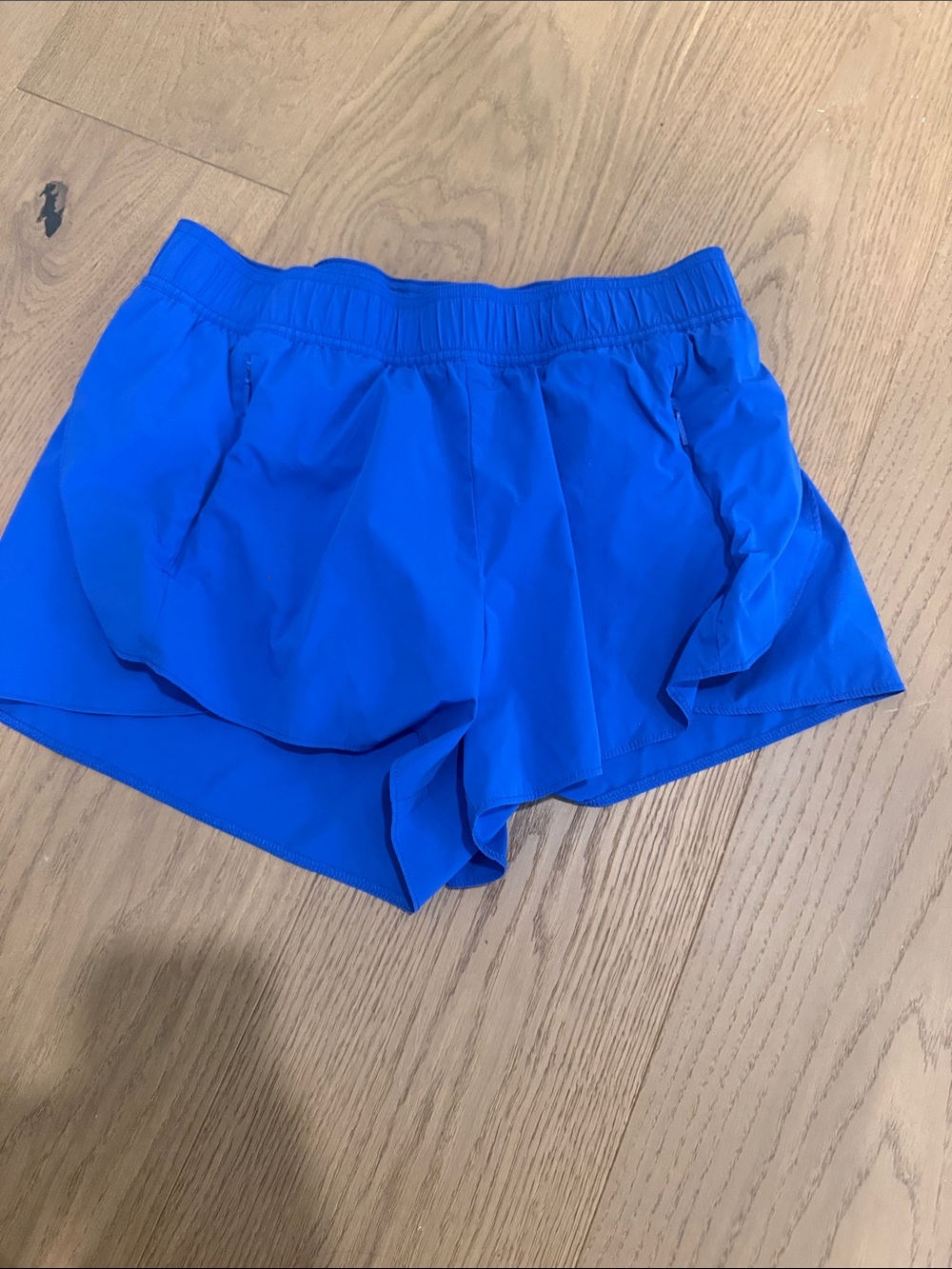 Blue Women's Athletic Shorts - Lightweight Running Shorts